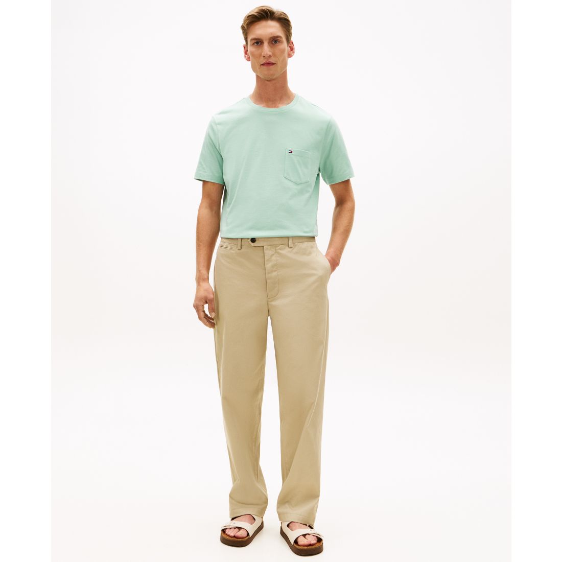 Tommy Hilfiger Men's Essential Solid Pocket T-Shirt