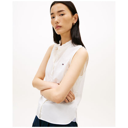 Tommy Hilfiger Women's Classic Frill Sleeveless Shirt