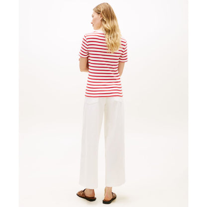 Tommy Hilfiger Women's Ribbed Boxy Crewneck T-Shirt