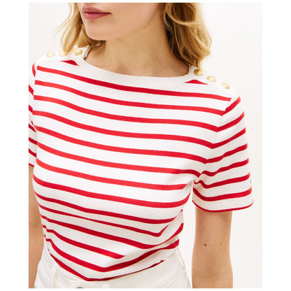 Tommy Hilfiger Women's Ribbed Boxy Crewneck T-Shirt