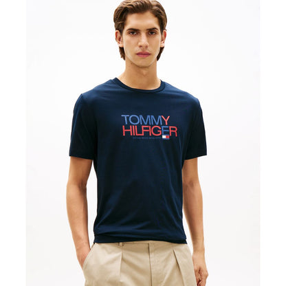 Tommy Hilfiger Men's Brand Love Big Text T-Shirt, Regular and Big & Tall