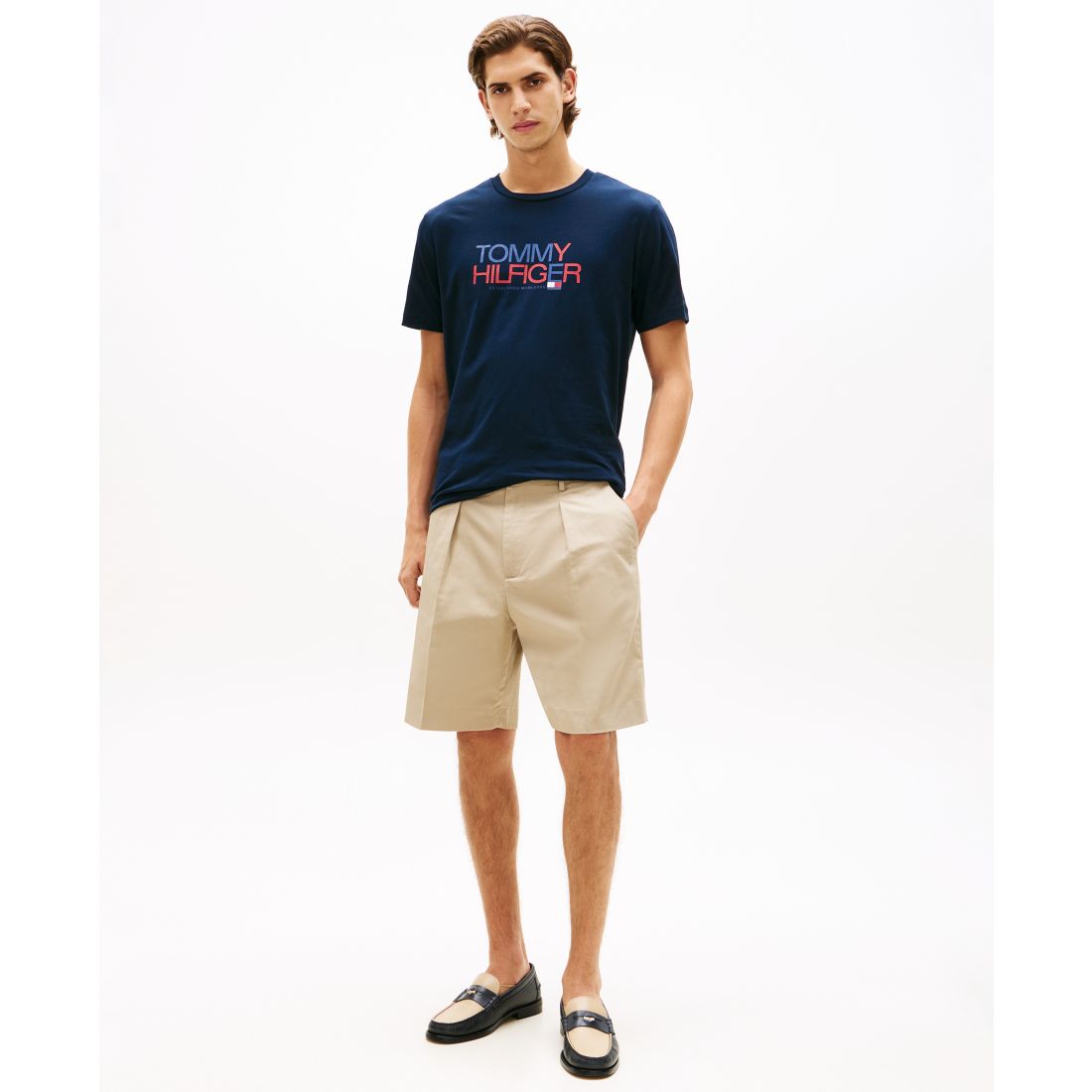 Tommy Hilfiger Men's Brand Love Big Text T-Shirt, Regular and Big & Tall