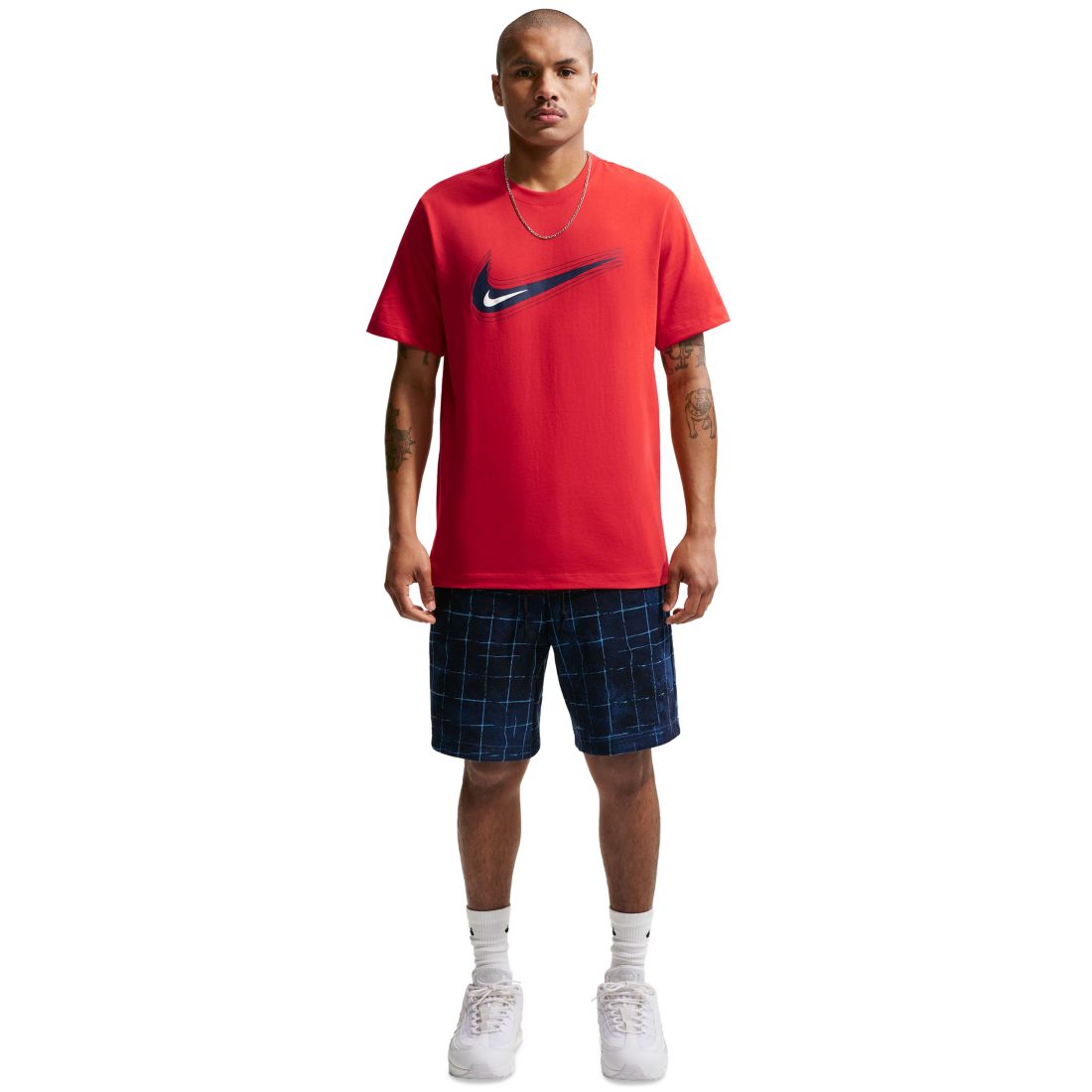 Nike Men's Swoosh Logo Crewneck T-Shirt