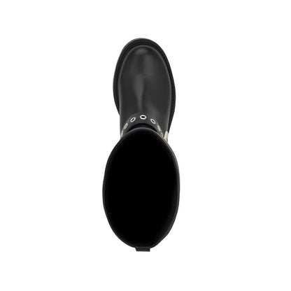 Guess Women's Yanky Tall Buckled Moto Lug Boots