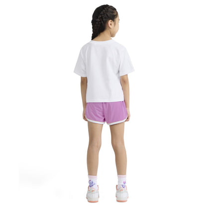Nike Girls' 4-6X Tennis Lifestyle Crewneck T-Shirt and Shorts, 2-Piece Set