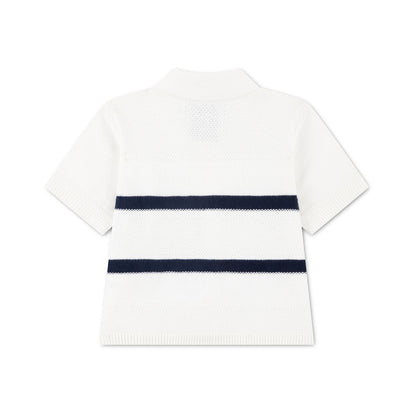 abercrombie kids Boys' Striped Button Through Sweater