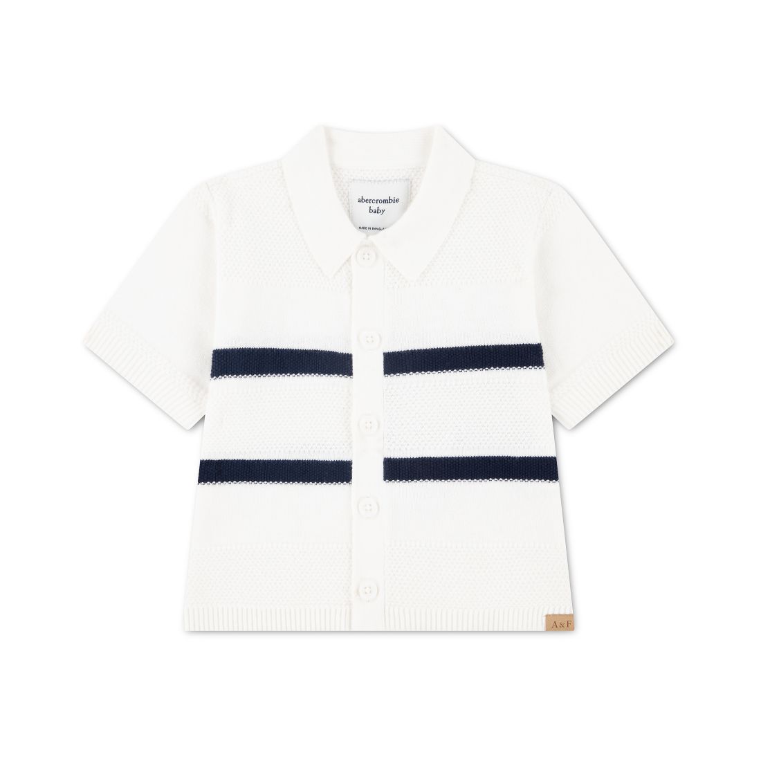 abercrombie kids Boys' Striped Button Through Sweater