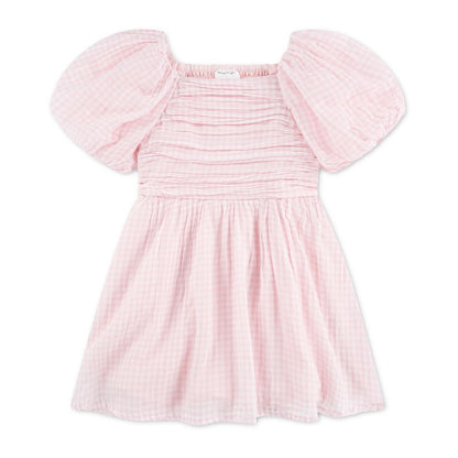 abercrombie kids Girls' Emerson Gauze Puff Sleeve Dress