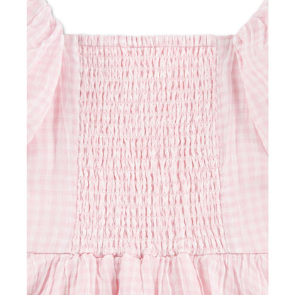 abercrombie kids Girls' Emerson Gauze Puff Sleeve Dress