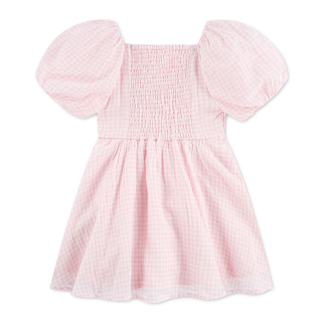 abercrombie kids Girls' Emerson Gauze Puff Sleeve Dress