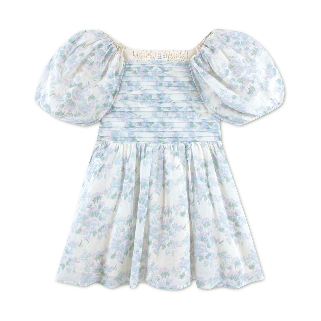 abercrombie kids Girls' Emerson Gauze Puff Sleeve Dress