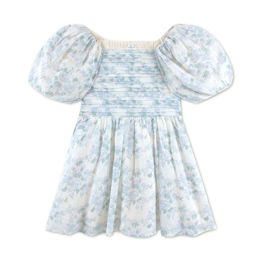 abercrombie kids Girls' Emerson Gauze Puff Sleeve Dress