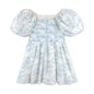 abercrombie kids Girls' Emerson Gauze Puff Sleeve Dress