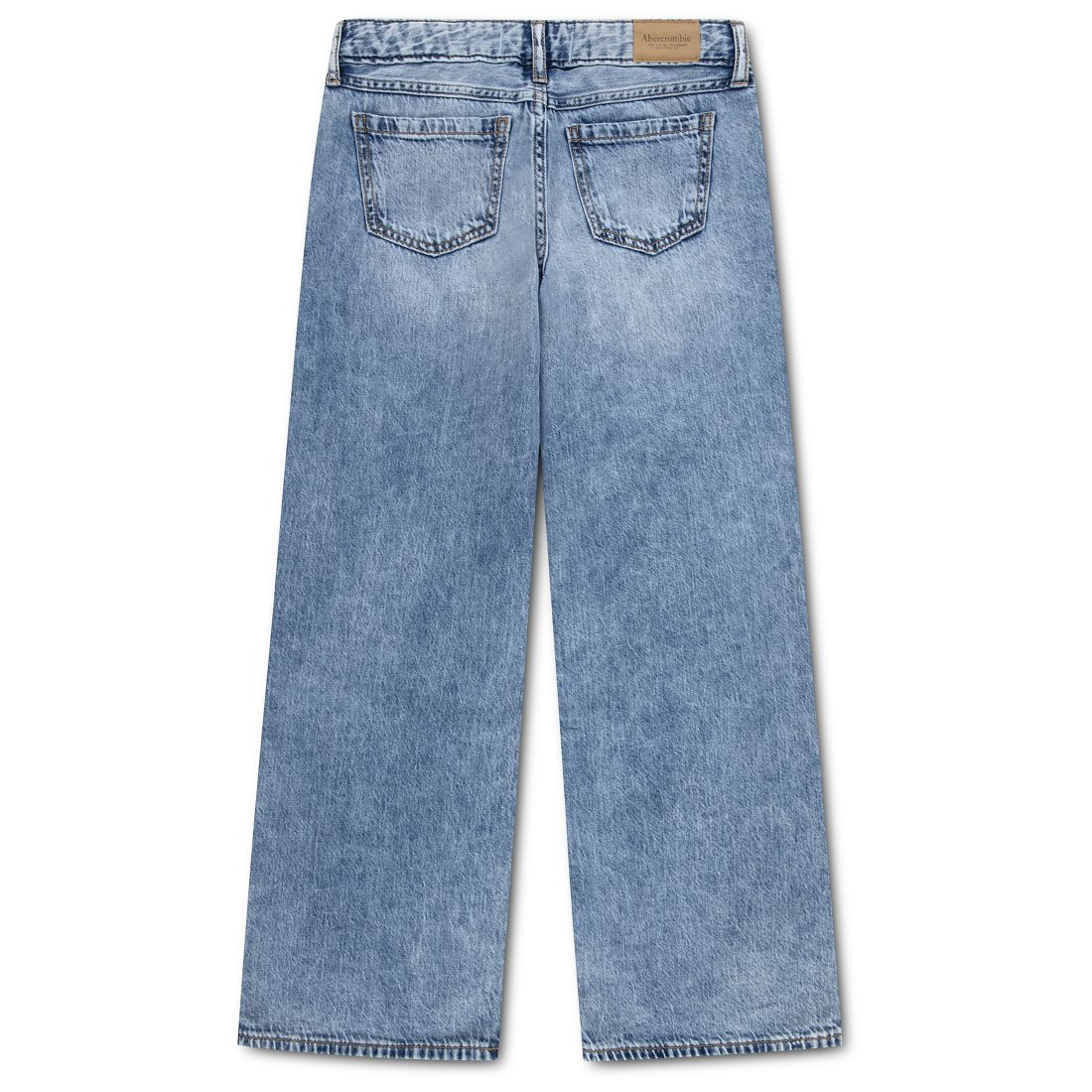 abercrombie kids Girls' Low-Rise Hearts Baggy Jeans