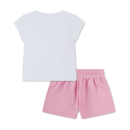 Nike Baby Girls' Short-Sleeve T-Shirt & Mesh Shorts, 2-Piece Set