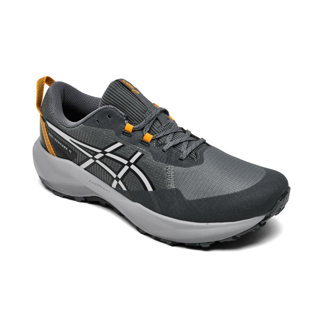 Asics Men's Gel-Venture 11 Wide-Width Trail Running Sneakers from Finish Line - Steel, Cloud Grey