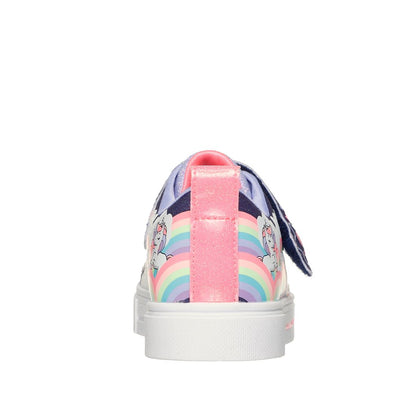 Skechers Little Girls Twinkle Toes: Twinkle Sparks - Unicorn Stay-Put Light-Up Casual Sneakers from Finish Line - Navy, Multi