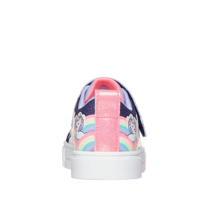 Skechers Toddler Girls Twinkle Toes: Twinkle Sparks - Unicorn Stay-Put Light-Up Casual Sneakers from Finish Line - Navy, Multi