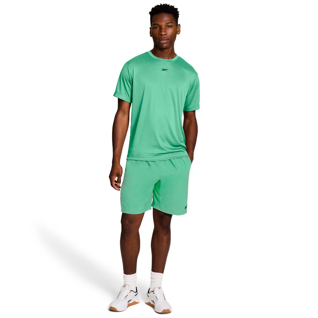 Reebok Men's Tech Regular-Fit Logo T-Shirt