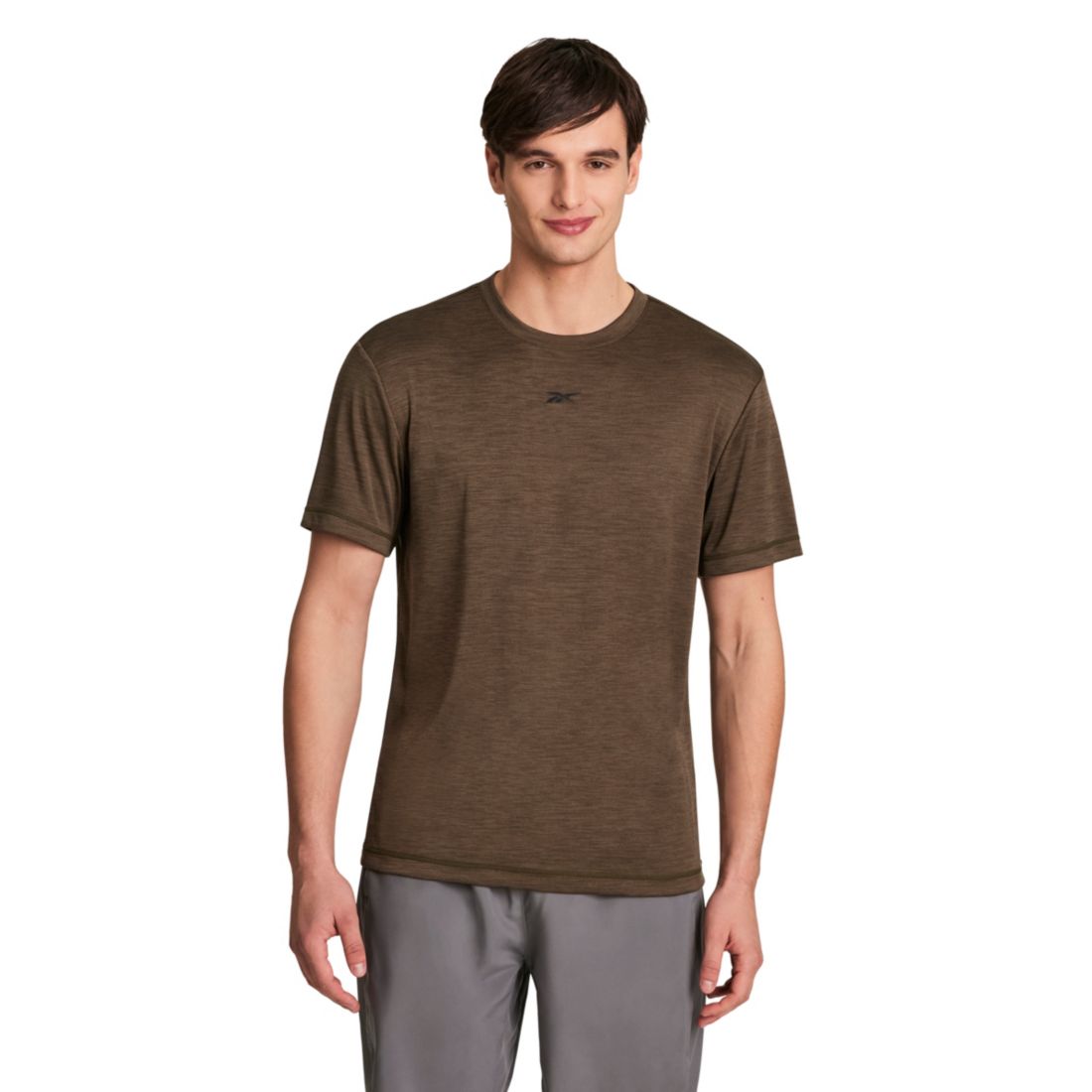 Reebok Men's Tech Regular-Fit Logo T-Shirt