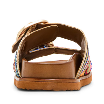 Steve Madden Women's Tourist Double-Band Footbed Sandals