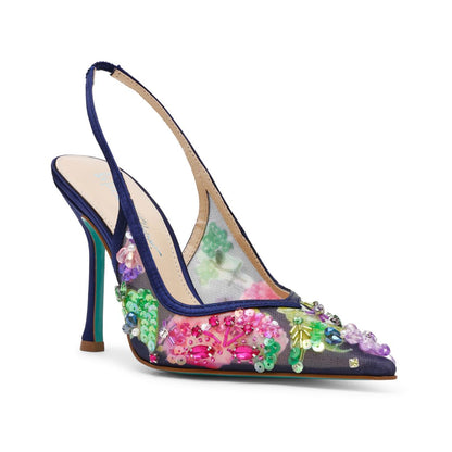 Betsey Johnson Women's Eddie Sling Back Sandals