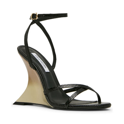 Steve Madden Women's Layers Strappy Almond Toe Wedge Sandals