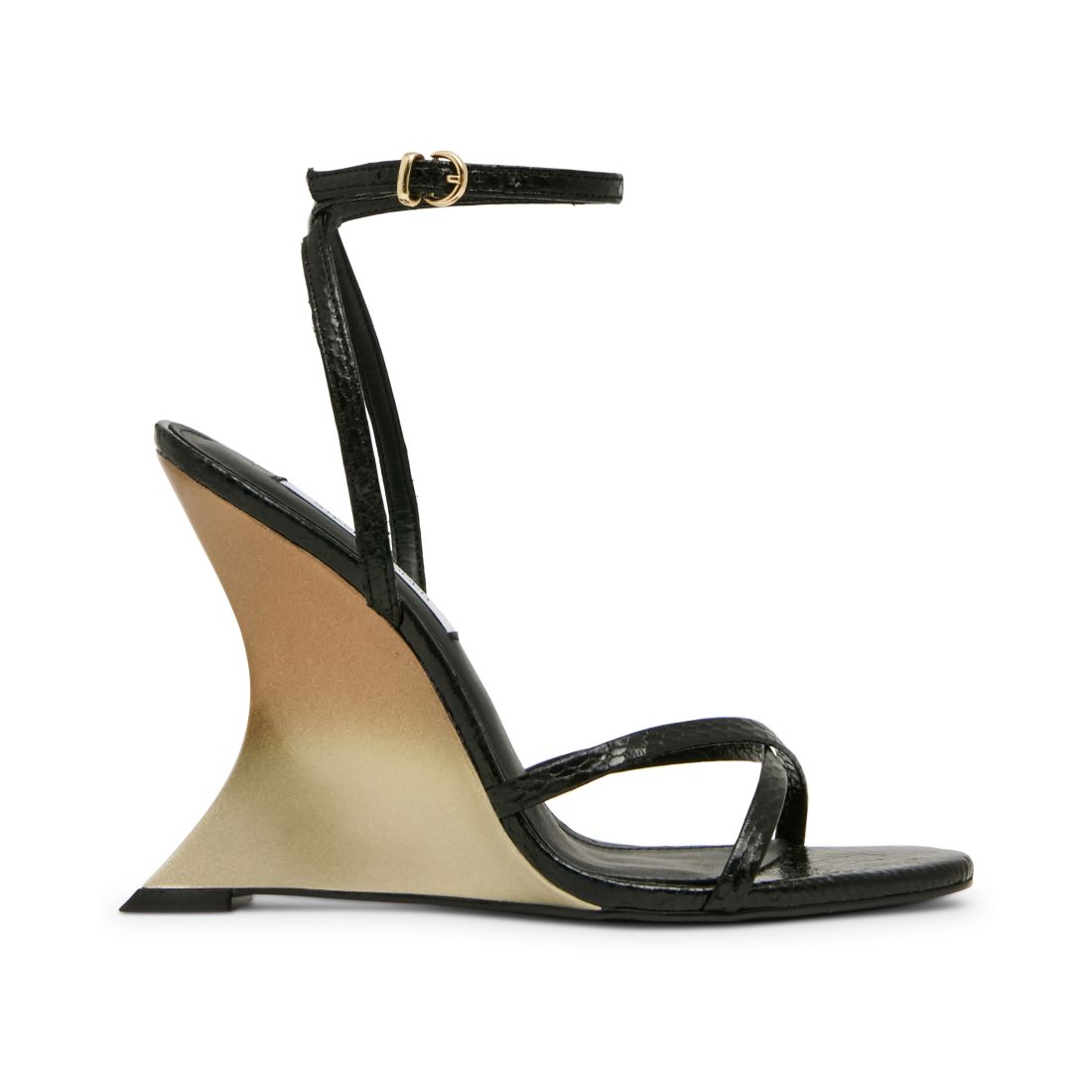 Steve Madden Women's Layers Strappy Almond Toe Wedge Sandals