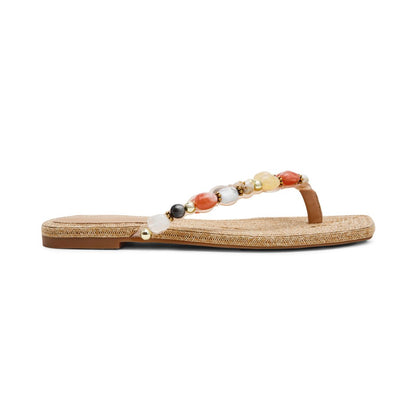 Steve Madden Women's Marble Embellished Square Toe Thong Sandals