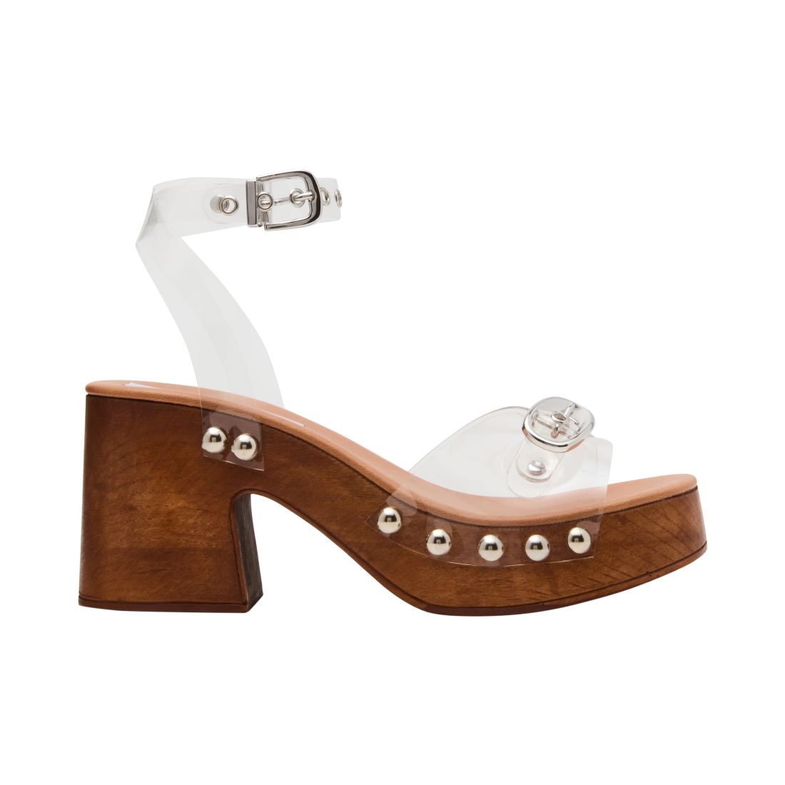 Steve Madden Women's Kruise Wooden Platform Sandals