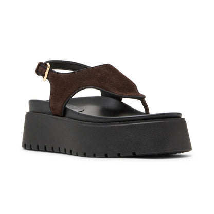 Steve Madden Women's Tabor Hooded Flatform Thong Sandals