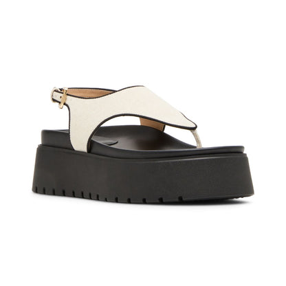 Steve Madden Women's Tabor Hooded Flatform Thong Sandals