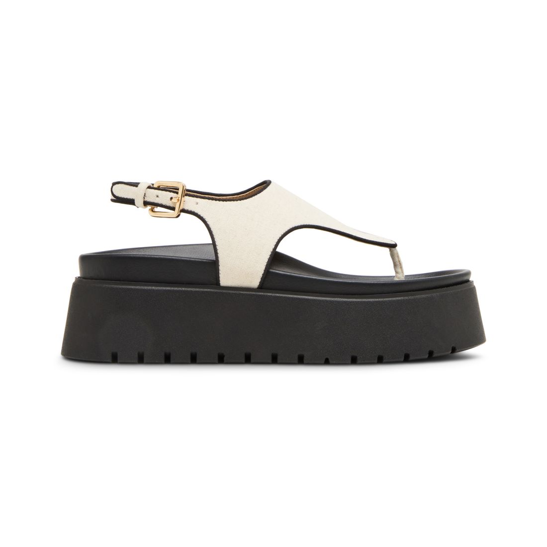 Steve Madden Women's Tabor Hooded Flatform Thong Sandals