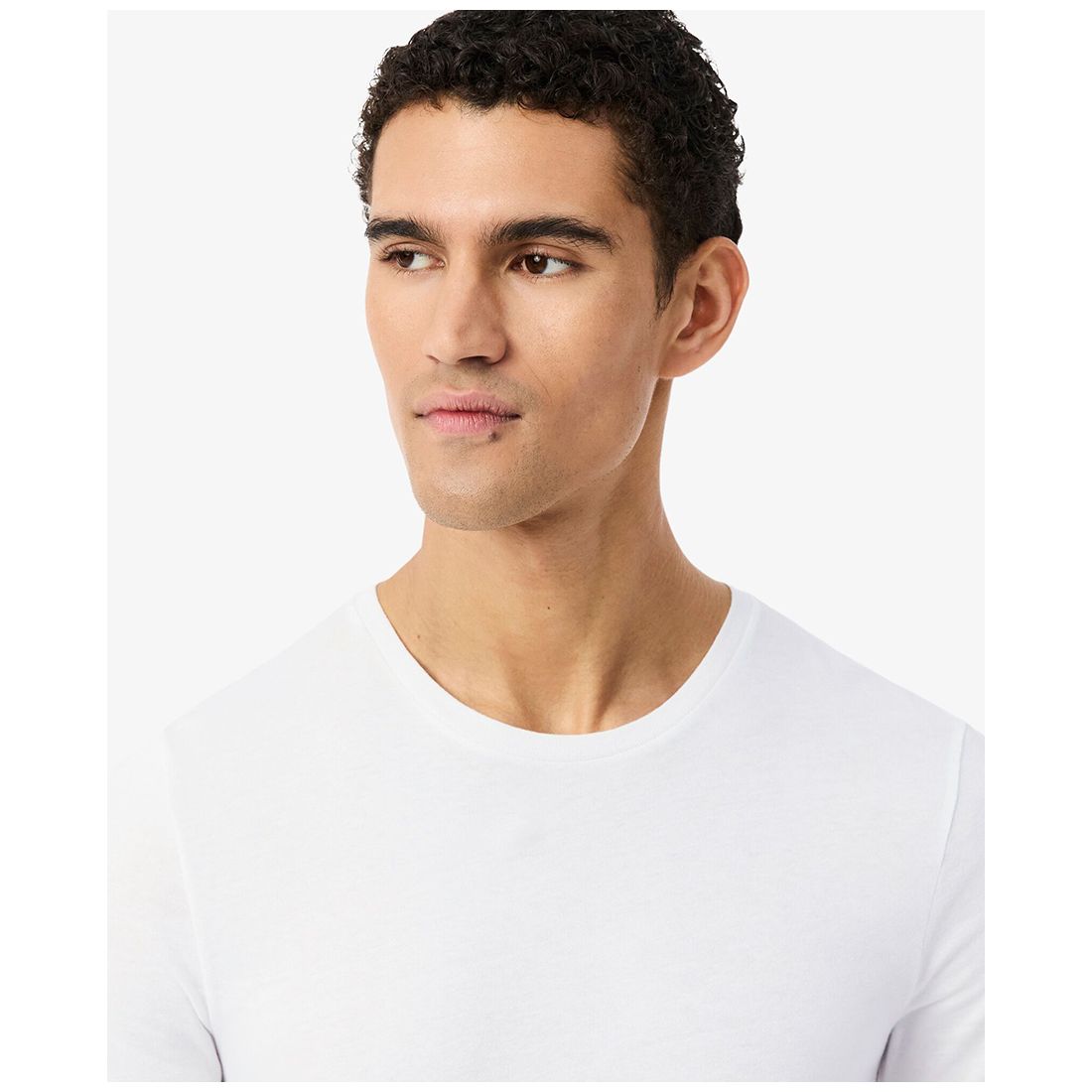 Lacoste Men's 3-Pack Slim Fit Crewneck T-Shirts
