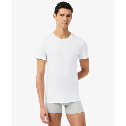 Lacoste Men's 3-Pack Slim Fit Crewneck T-Shirts