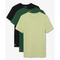 Lacoste Men's 3-Pack Slim Fit Crewneck T-Shirts