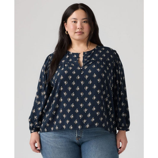 Levi's Plus Size Halsey Long-Sleeve Top