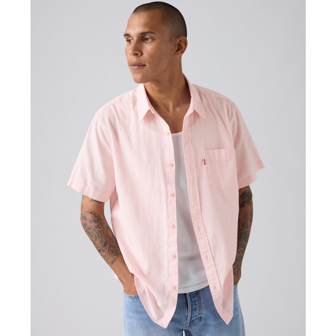 Levi's Men's Classic 1 Pocket Short Sleeve Regular Fit Shirt