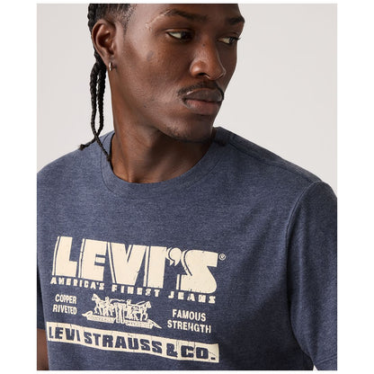 Levi's Men's Graphic Logo Detail Crewneck T-Shirt