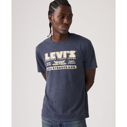 Levi's Men's Graphic Logo Detail Crewneck T-Shirt