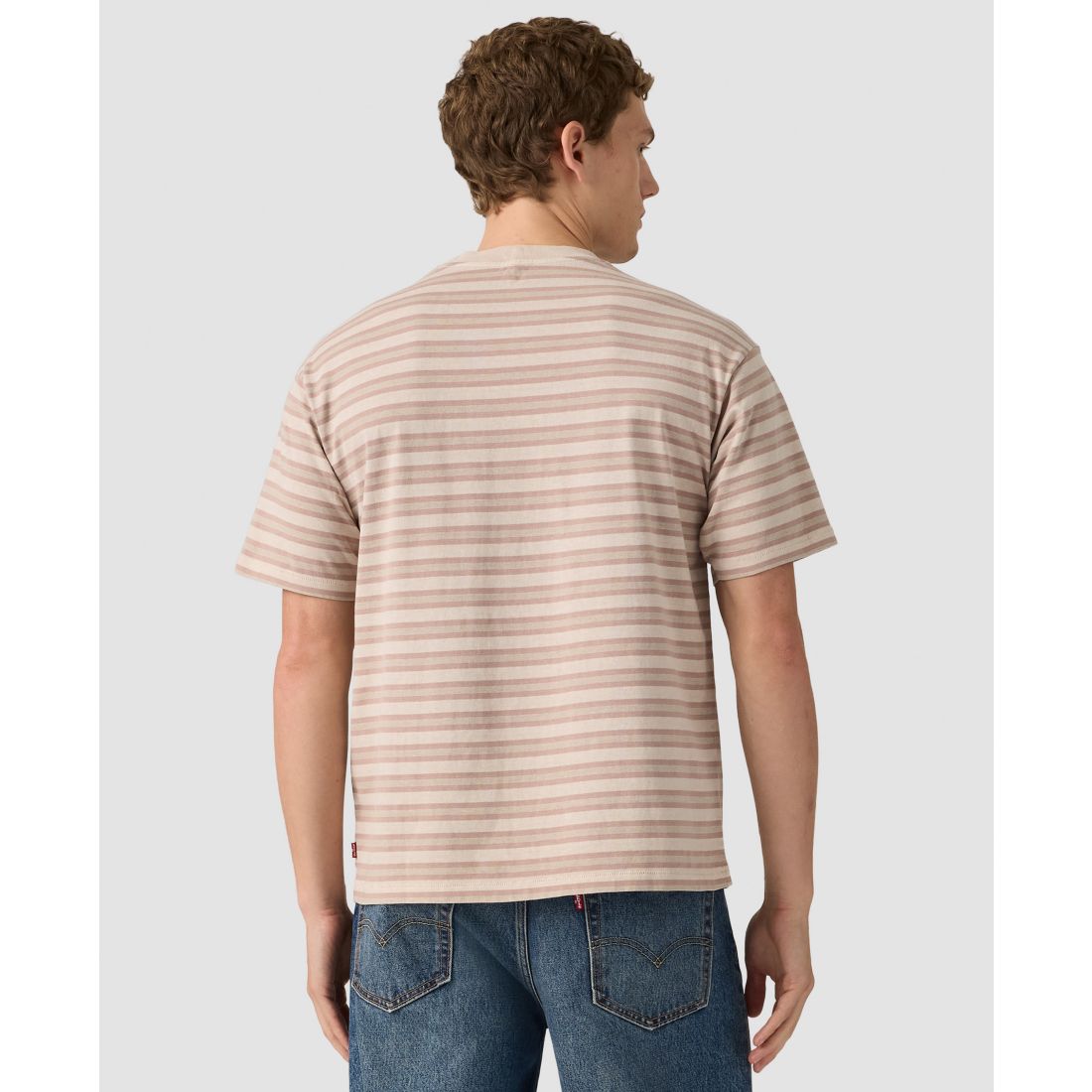 Levi's Premium Men's Short-Sleeve Striped Crewneck T-Shirt