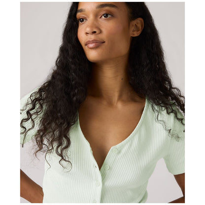 Levi's Women's Muse Short-Sleeve Button-Front Top