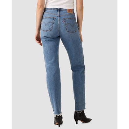 Levi's Juniors' 501 Curve Straight Leg High-Rise Jeans