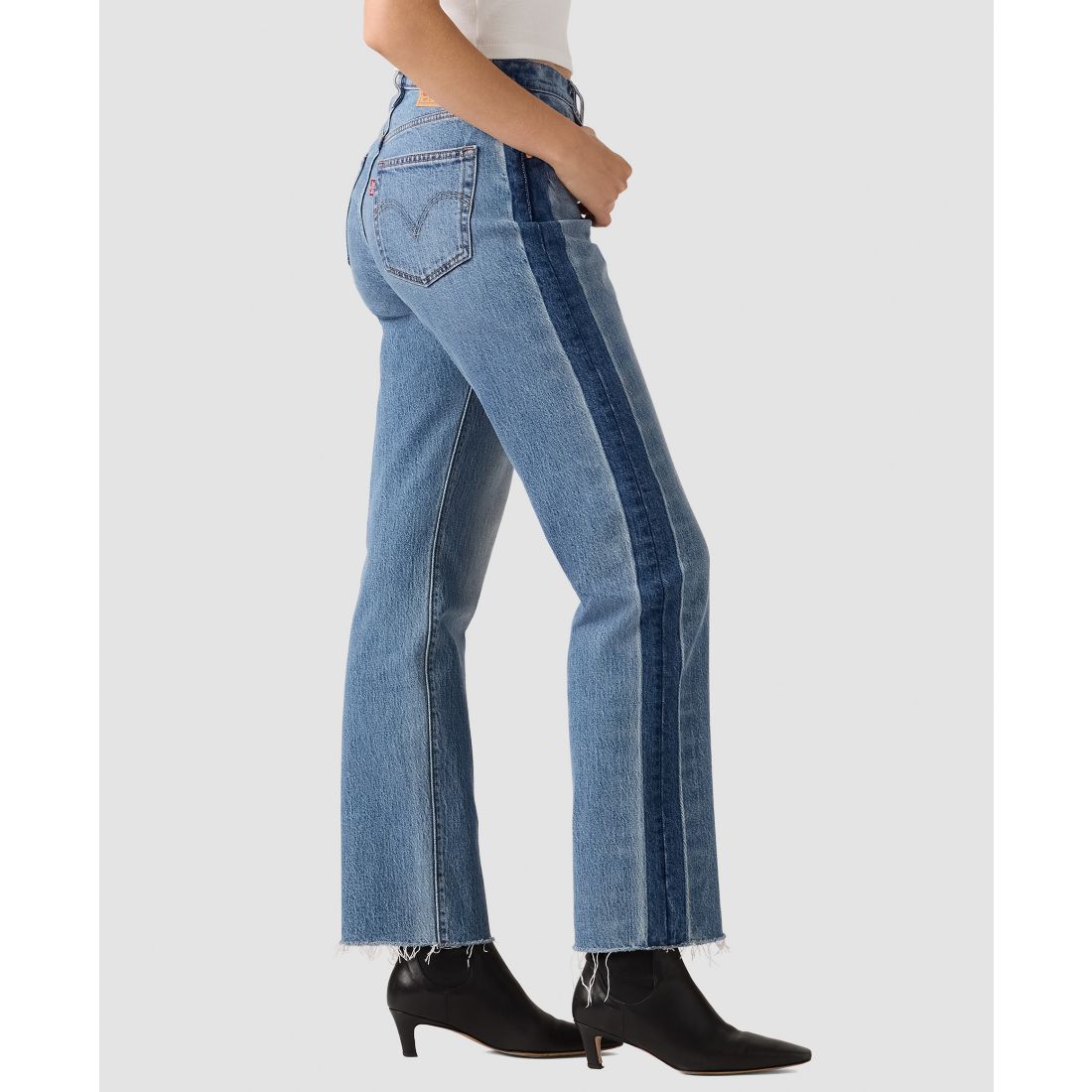 Levi's Juniors' 501 Curve Straight Leg High-Rise Jeans