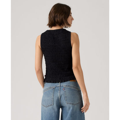 Levi's Women's Bella Smocked Boat Neck Top