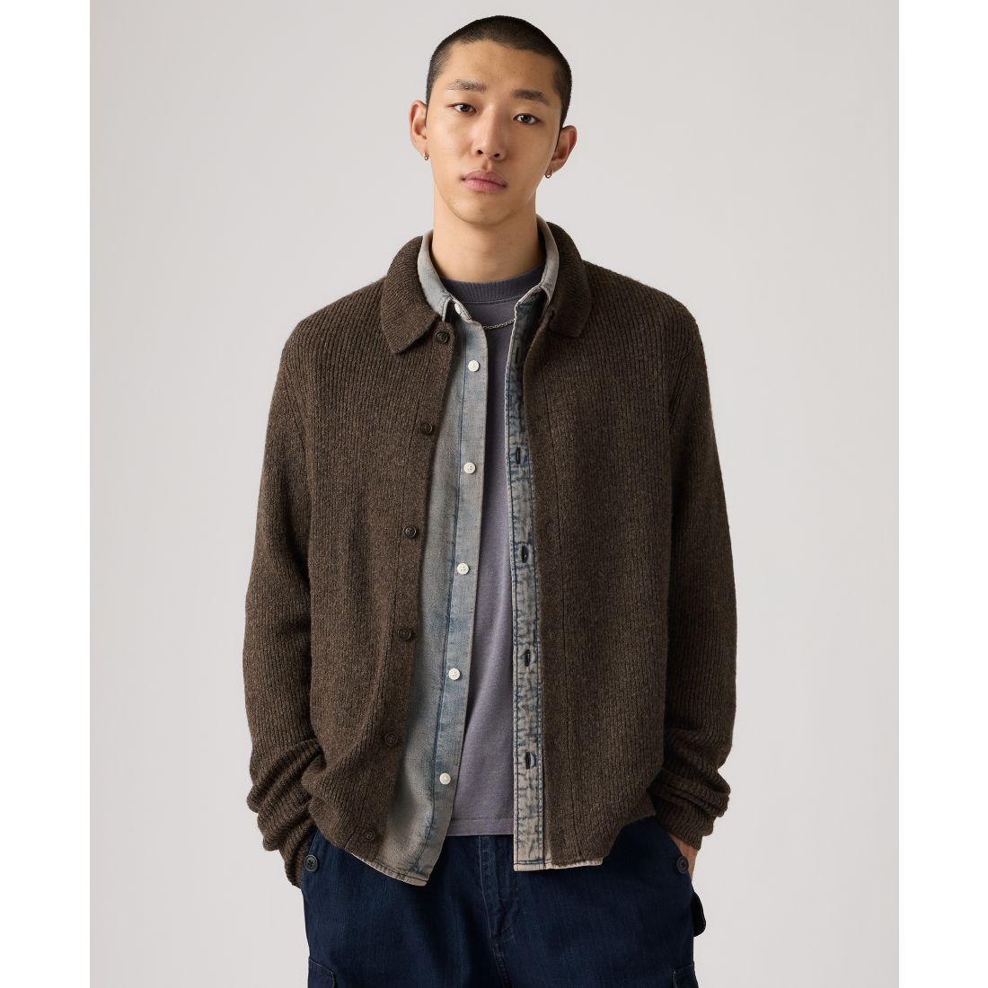 Levi's Men's Catalina Spread Collar Cardigan