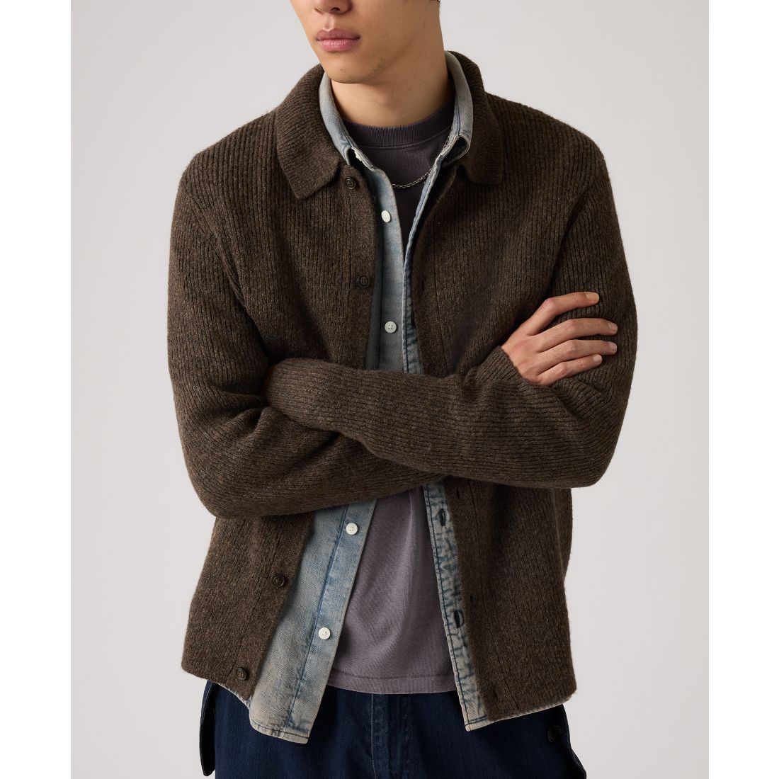 Levi's Men's Catalina Spread Collar Cardigan