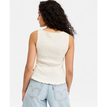 Levi's Women's Bella Smocked Boat Neck Top