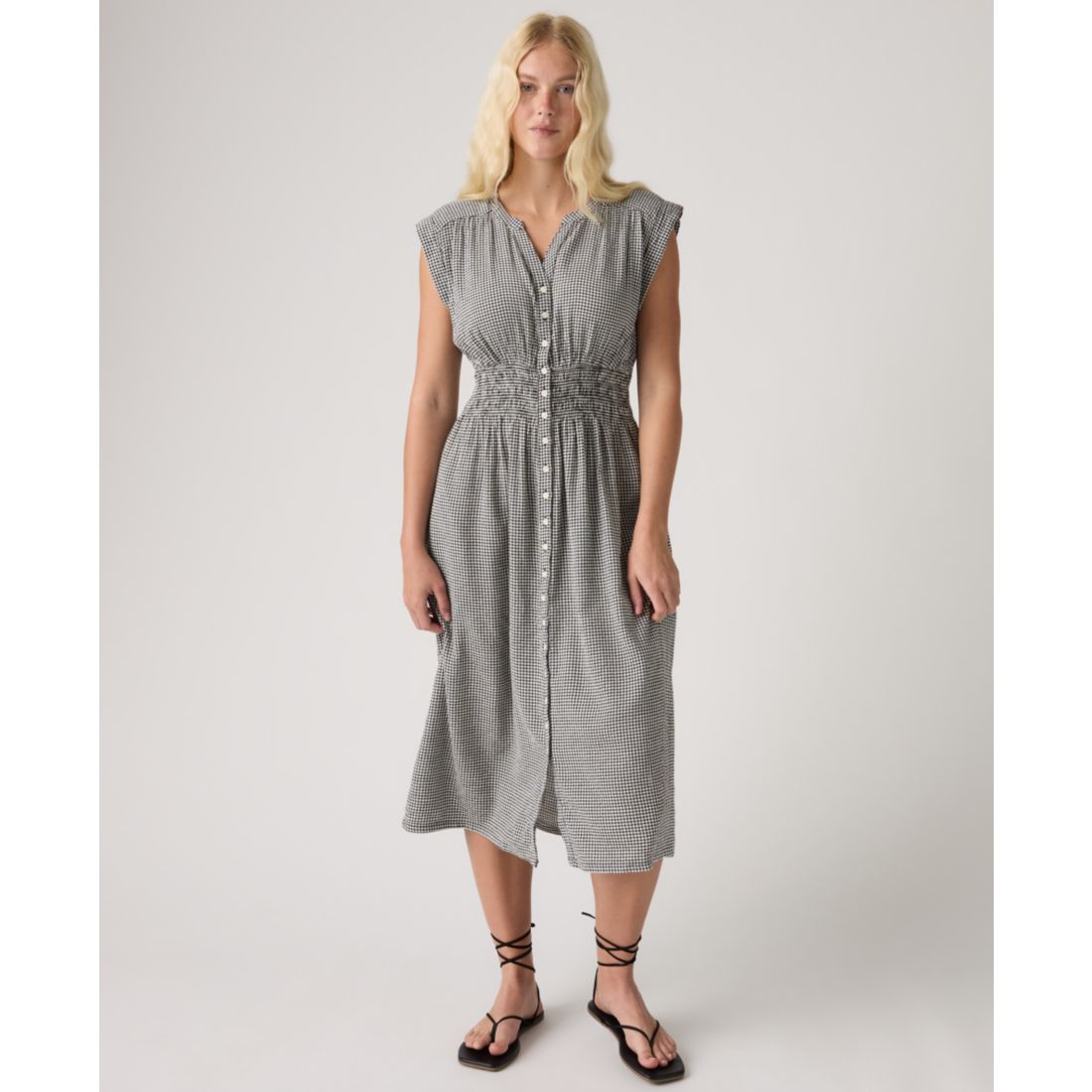 Levi's Women's Beatrice Button-Front Midi Dress