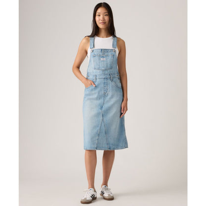 Levi's Women's Relaxed Fit Sleeveless Skirtall Dress